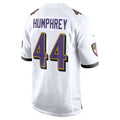 Yuxns B.Ravens #44 Marlon Humphrey Player White Alternate Home Game Stitched Jerseys