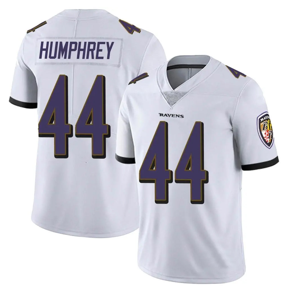 Yuxns B.Ravens #44 Marlon Humphrey Player White Vapor Untouchable Limited Home Game Stitched Jerseys