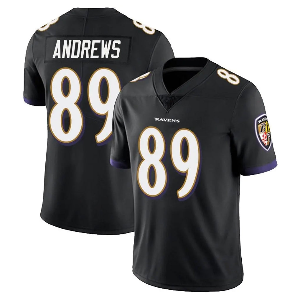 Yuxns B.Ravens #89 Mark Andrews Player Black Vapor Untouchable Limited Home Stitched Jerseys