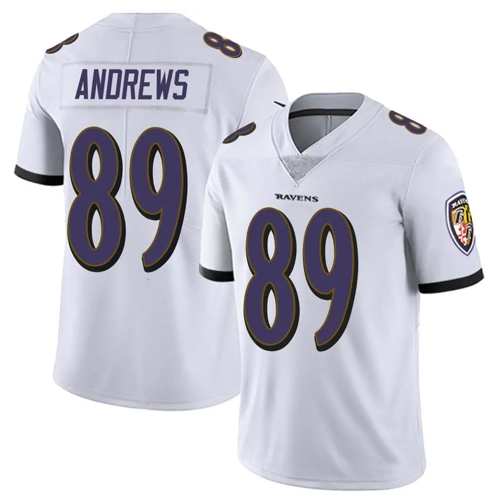 Yuxns B.Ravens #89 Mark Andrews Player White Vapor Untouchable Game Stitched Jerseys