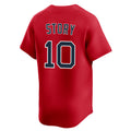 Pkot B.Red Sox #10 Trevor Story Player Red Limited Home Game Stitched Jerseys