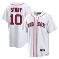 Pkot B.Red Sox #10 Trevor Story Player White Home Game Stitched Jerseys