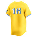 Pkot B.Red Sox #16 Jarren Duran Player Yellow Limited Home Game Stitched Jerseys