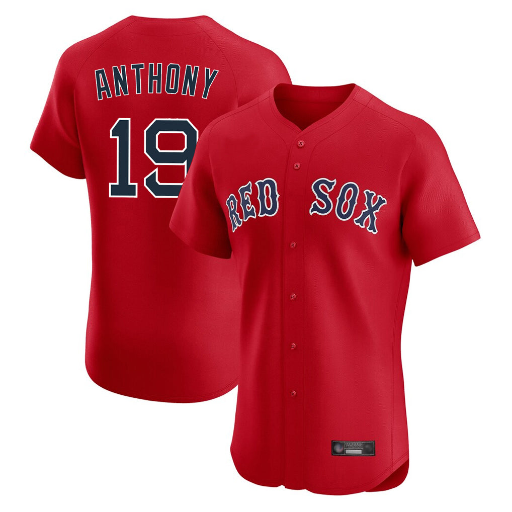 Pkot B.Red Sox #19 Roman Anthony Player Red Limited Elite Home Game Stitched Jerseys