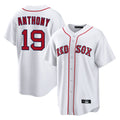 Pkot B.Red Sox #19 Roman Anthony Player White Home Game Stitched Jerseys