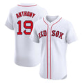 Pkot B.Red Sox #19 Roman Anthony Player White Limited Elite Home Game Stitched Jerseys