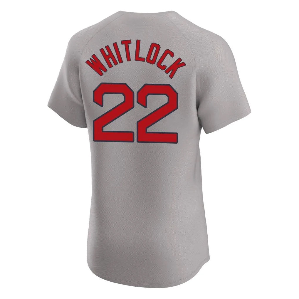 Pkot B.Red Sox #22 Garrett Whitlock Player Gray Road Home Game Stitched Jerseys