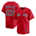 Pkot B.Red Sox #22 Garrett Whitlock Player Red Limited Home Game Stitched Jerseys