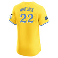 Pkot B.Red Sox #22 Garrett Whitlock Player Yellow Limited Elite Home Game Stitched Jerseys
