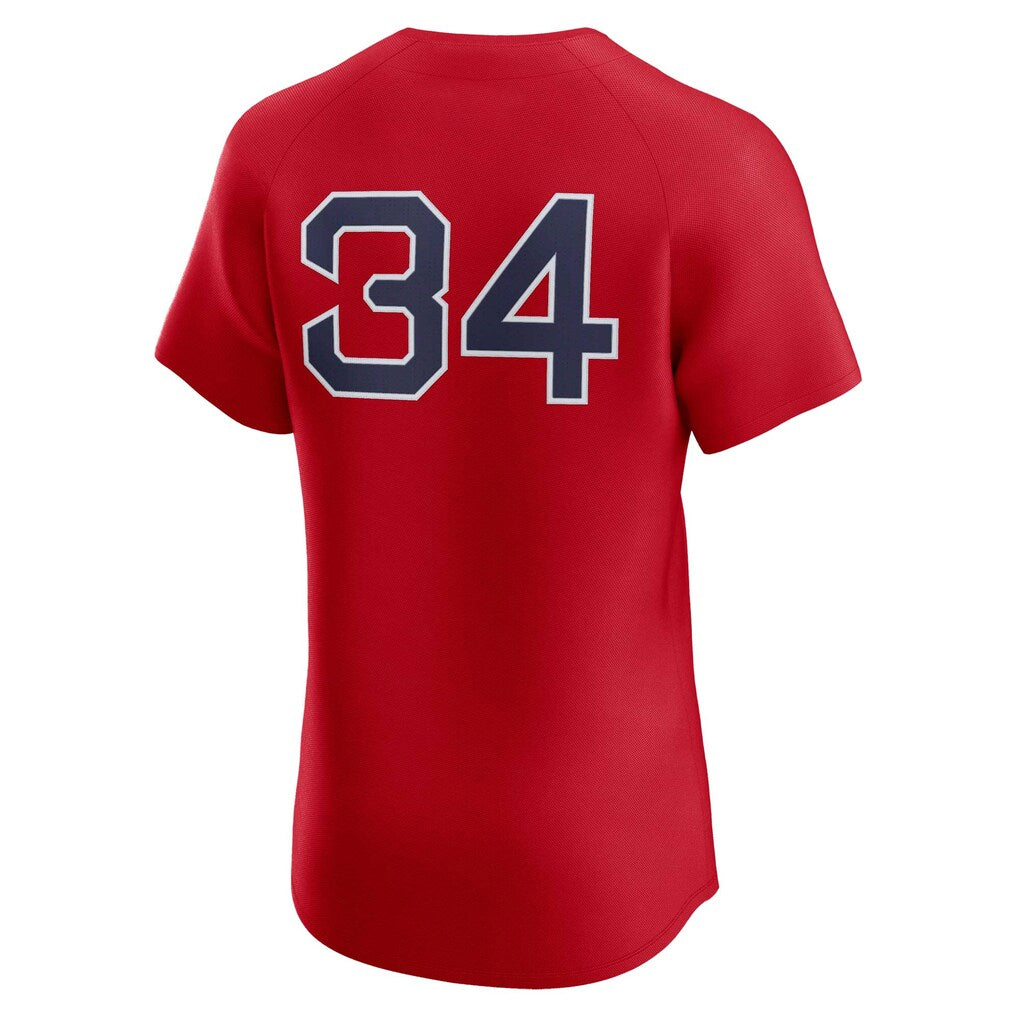 Pkot B.Red Sox #34 David Ortiz Player Red Limited Elite Home Game Stitched Jerseys