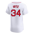 Pkot B.Red Sox #34 David Ortiz Player White Limited Elite Home Game Stitched Jerseys