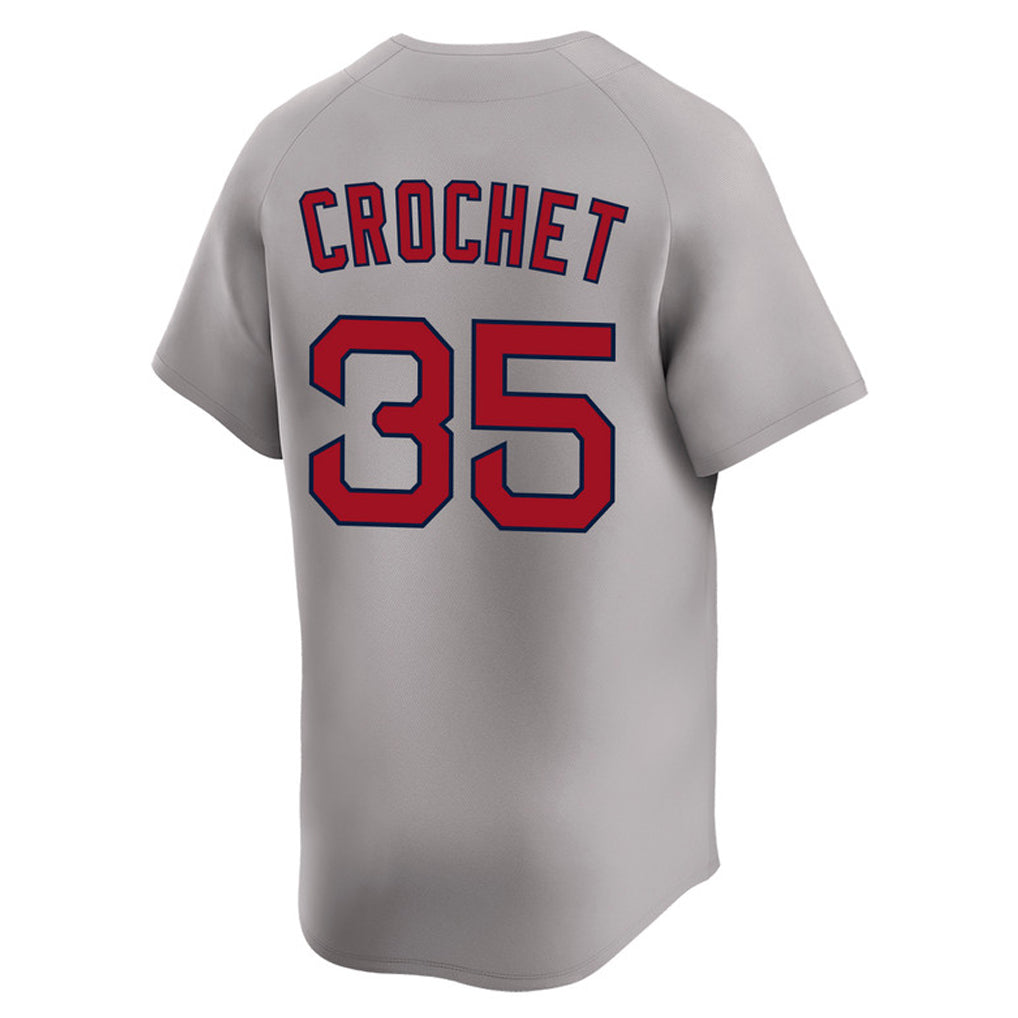 Pkot B.Red Sox #35 Garrett Crochet Player Gray Road Limited Home Game Stitched Jerseys