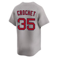Pkot B.Red Sox #35 Garrett Crochet Player Gray Road Limited Home Game Stitched Jerseys