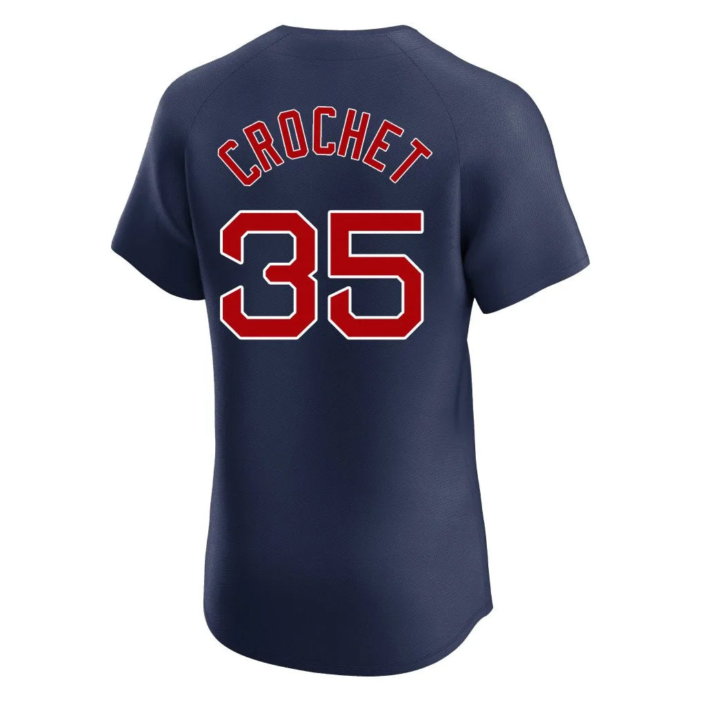 Pkot B.Red Sox #35 Garrett Crochet Player Navy Limited Elite Home Game Stitched Jerseys