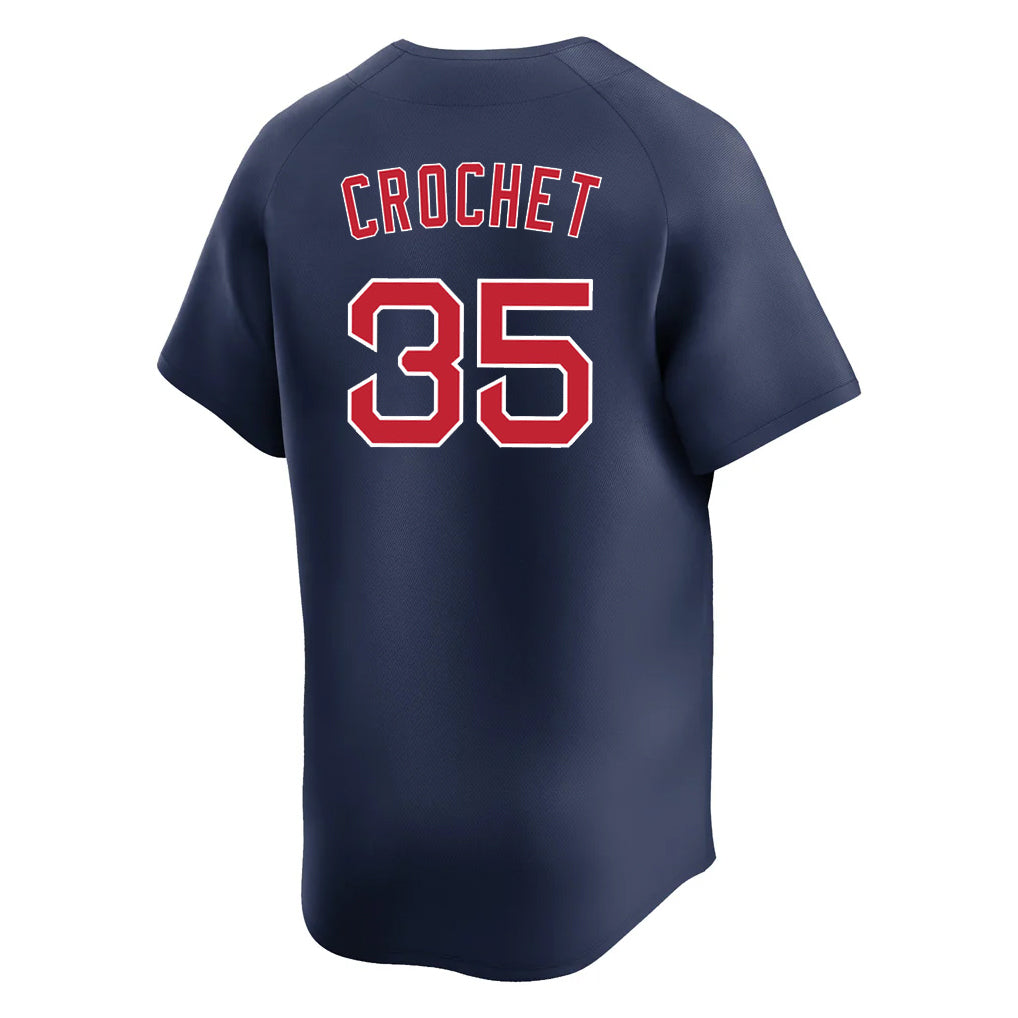 Pkot B.Red Sox #35 Garrett Crochet Player Navy Limited Home Game Stitched Jerseys