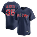 Pkot B.Red Sox #35 Garrett Crochet Player Navy Limited Home Game Stitched Jerseys