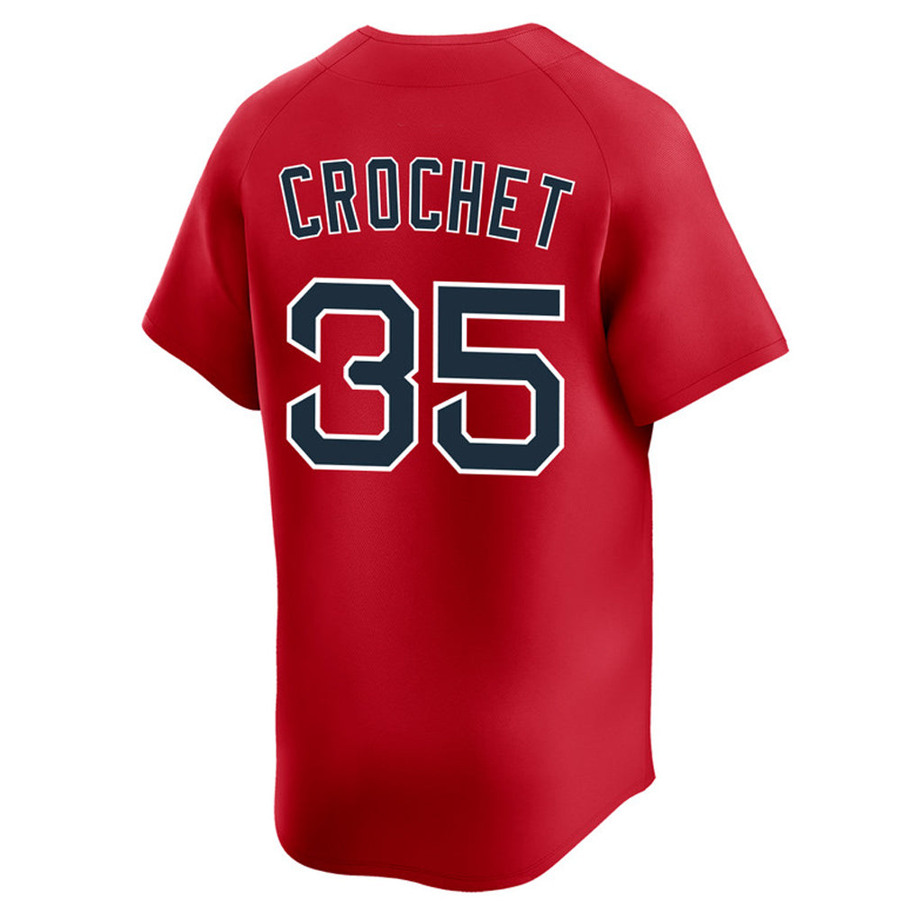 Pkot B.Red Sox #35 Garrett Crochet Player Red Limited Home Game Stitched Jerseys