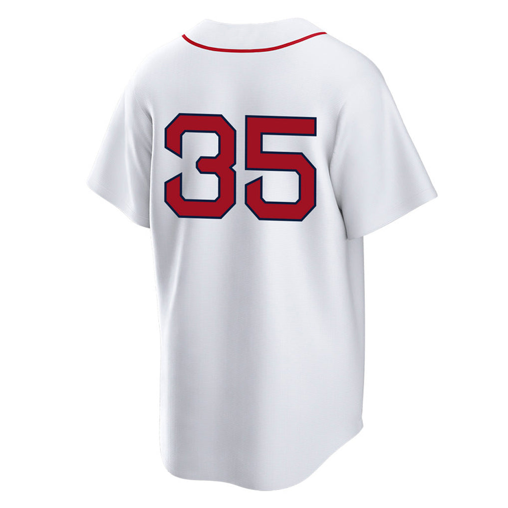 Pkot B.Red Sox #35 Garrett Crochet Player White Home Game Stitched Jerseys
