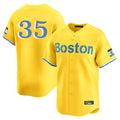Pkot B.Red Sox #35 Garrett Crochet Player Yellow Limited Home Game Stitched Jerseys