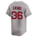 Pkot B.Red Sox #36 Triston Casas Player Gray Road Limited Home Game Stitched Jerseys
