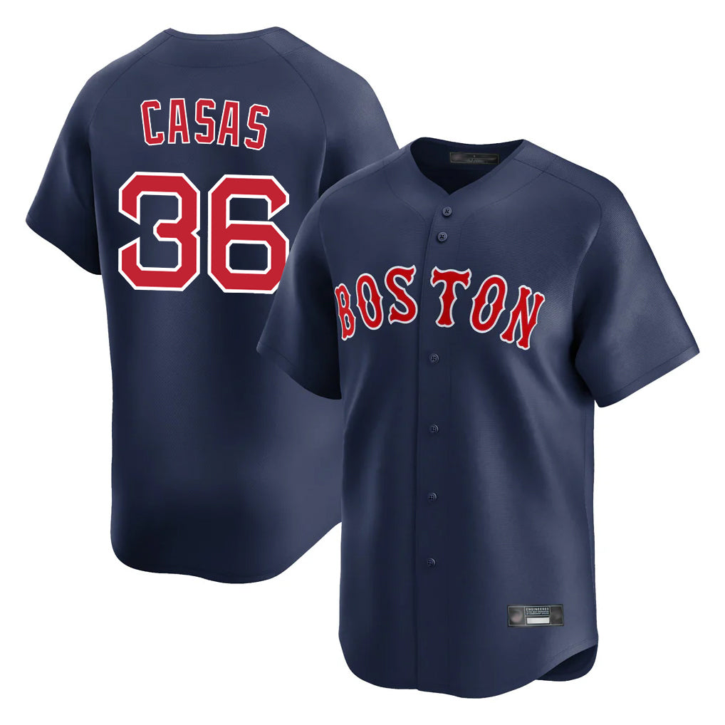 Pkot B.Red Sox #36 Triston Casas Player Navy Limited Home Game Stitched Jerseys