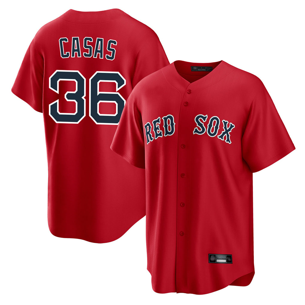 Pkot B.Red Sox #36 Triston Casas Player Red Home Game Stitched Jerseys