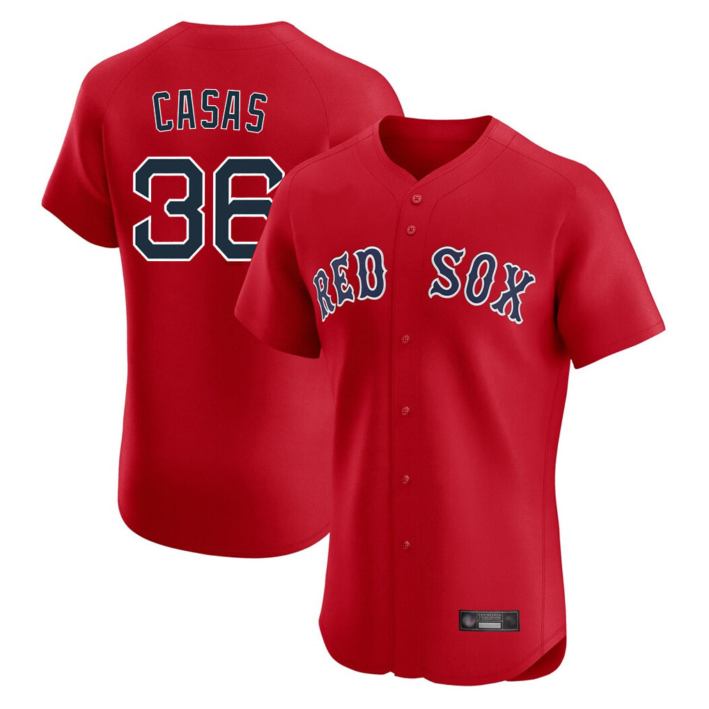 Pkot B.Red Sox #36 Triston Casas Player Red Limited Elite Home Game Stitched Jerseys