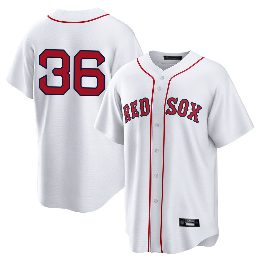 Pkot B.Red Sox #36 Triston Casas Player White Home Game Stitched Jerseys