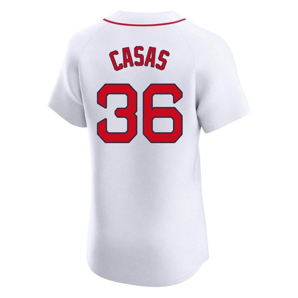Pkot B.Red Sox #36 Triston Casas Player White Limited Elite Home Game Stitched Jerseys