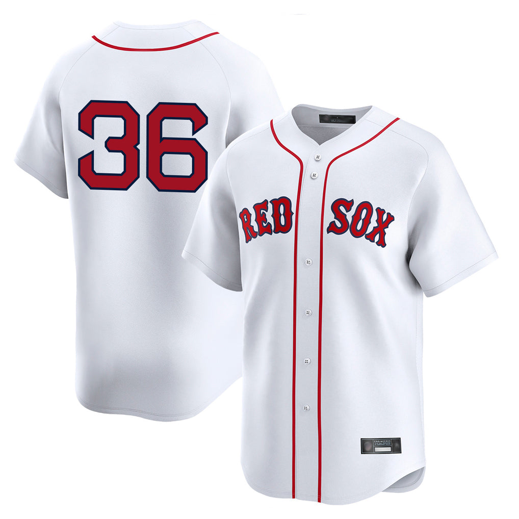 Pkot B.Red Sox #36 Triston Casas Player White Limited Home Game Stitched Jerseys