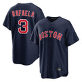 Pkot B.Red Sox #3 Ceddanne Rafaela Player Navy Home Game Stitched Jerseys