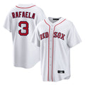 Pkot B.Red Sox #3 Ceddanne Rafaela Player White Home Game Stitched Jerseys