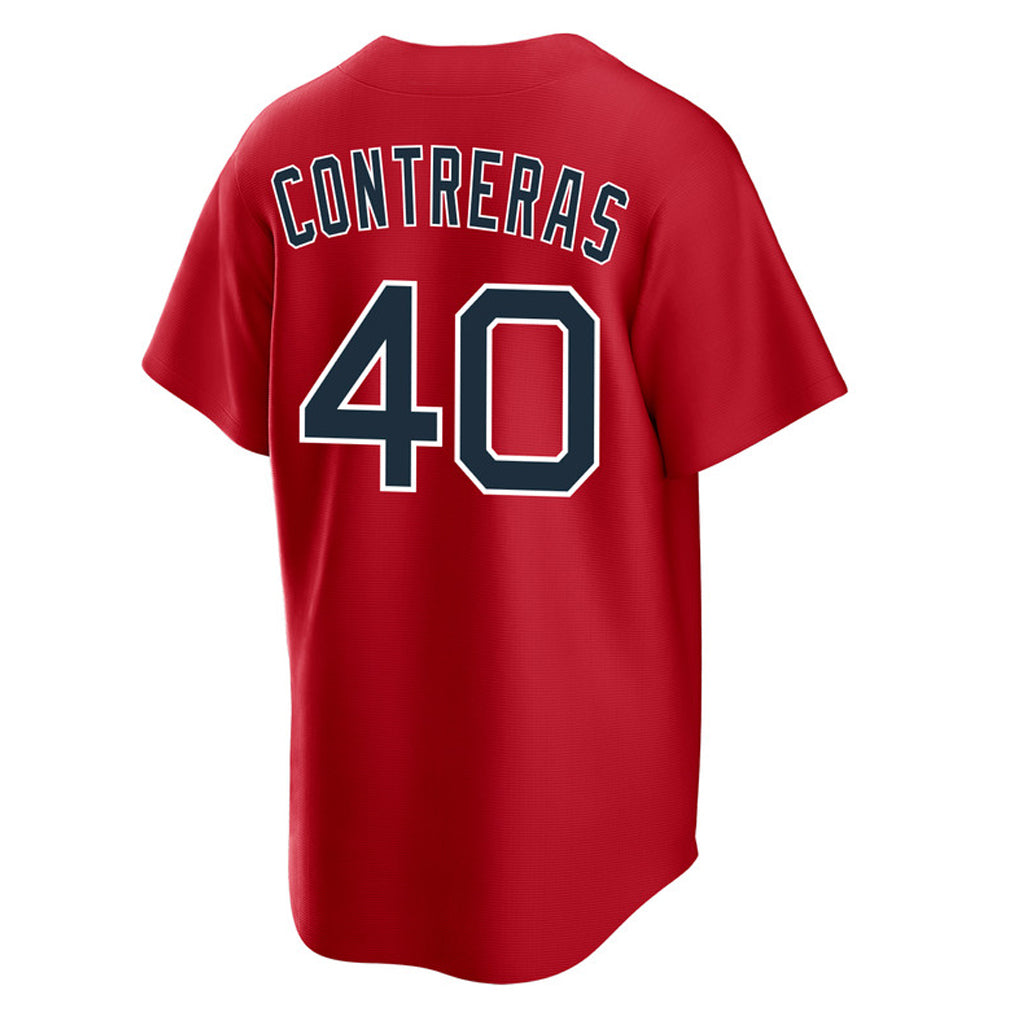 Pkot B.Red Sox #40 Willson Contreras Player Red Home Game Stitched Jerseys