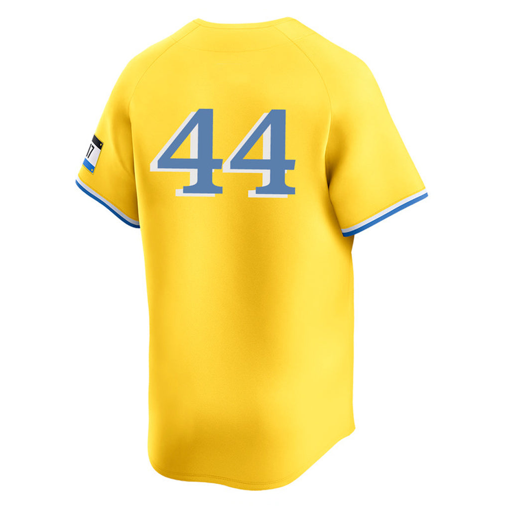 Pkot B.Red Sox #44 Aroldis Chapman Player Yellow Limited Home Game Stitched Jerseys