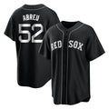 Pkot B.Red Sox #52 Wilyer Abreu Player Black Home Game Stitched Jerseys