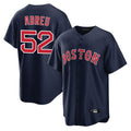 Pkot B.Red Sox #52 Wilyer Abreu Player Navy Home Game Stitched Jerseys