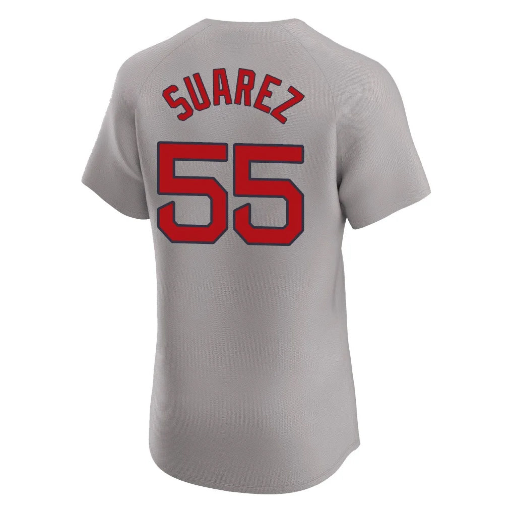 Pkot B.Red Sox #55 Ranger Suárez Player Gray Road Limited Elite Home Game Stitched Jerseys