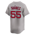 Pkot B.Red Sox #55 Ranger Suárez Player Gray Road Limited Home Game Stitched Jerseys