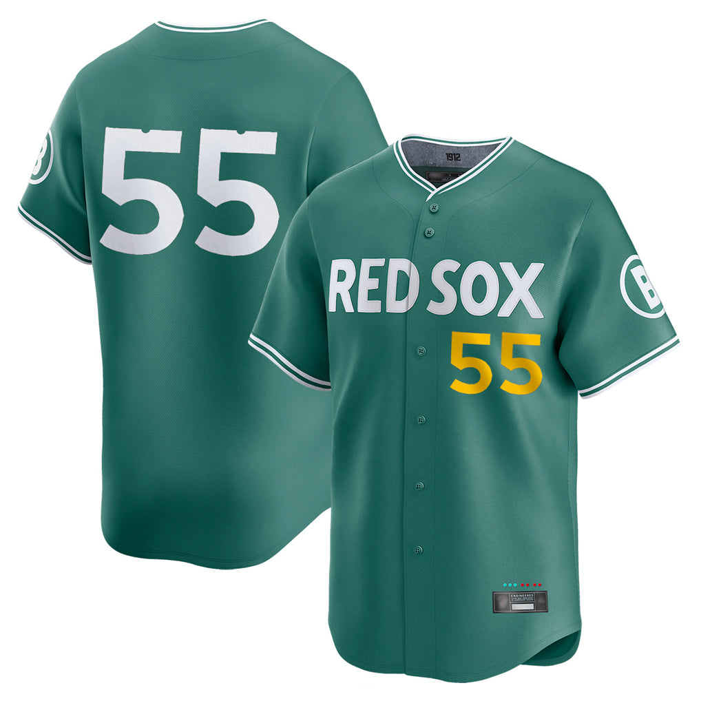 Pkot B.Red Sox #55 Ranger Suárez Player Green City Connect Limited Home Game Stitched Jerseys