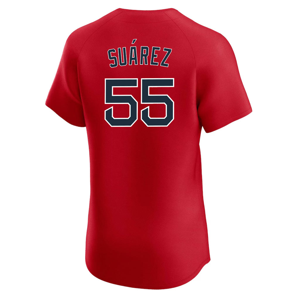 Pkot B.Red Sox #55 Ranger Suárez Player Red Limited Elite Home Game Stitched Jerseys