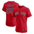 Pkot B.Red Sox #55 Ranger Suárez Player Red Limited Elite Home Game Stitched Jerseys