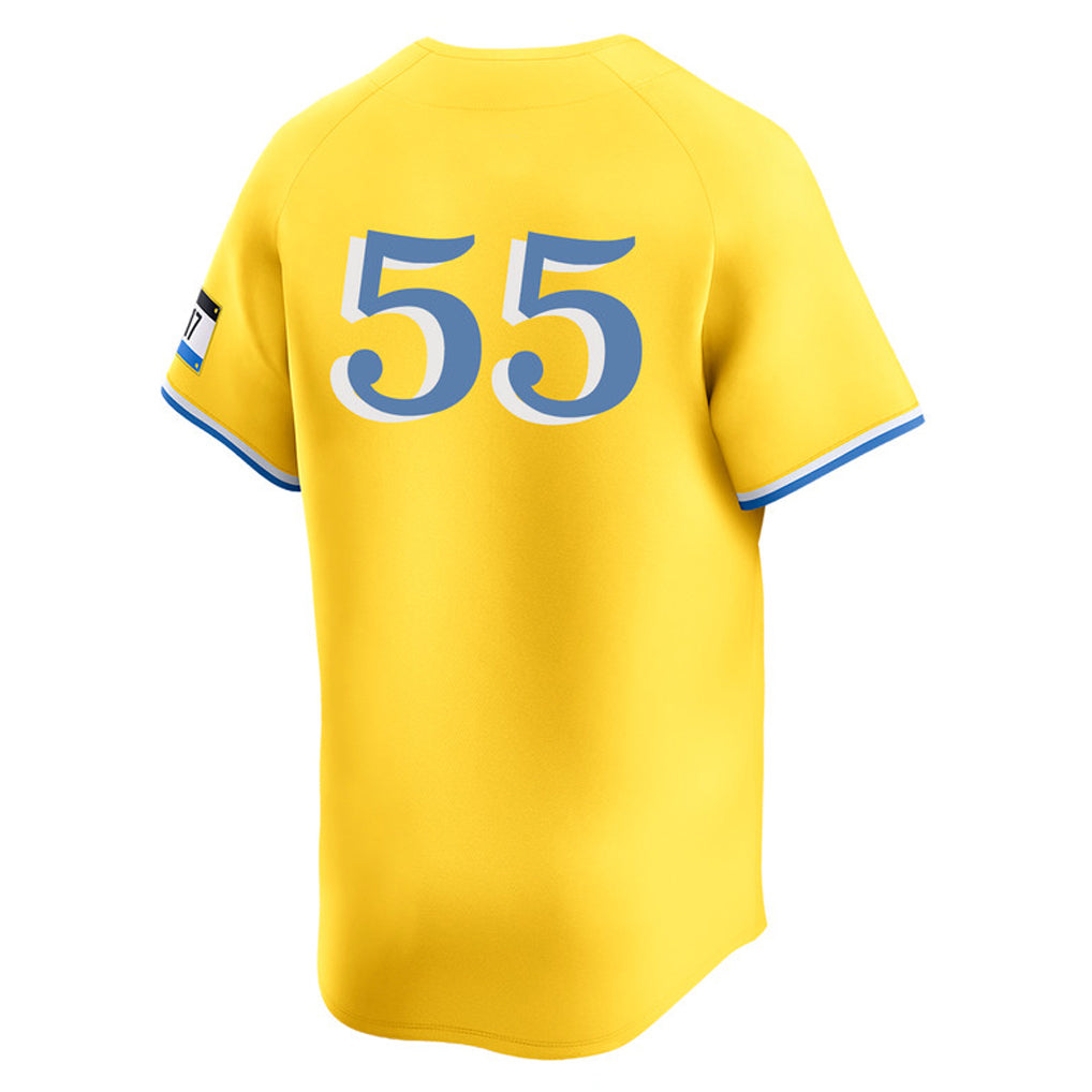 Pkot B.Red Sox #55 Ranger Suárez Player Yellow Limited Home Game Stitched Jerseys