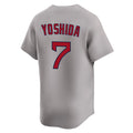 Pkot B.Red Sox #7 Masataka Yoshida Player Gray Road Limited Home Game Stitched Jerseys