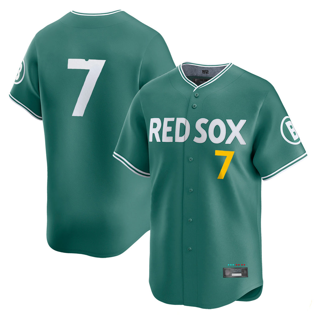 Pkot B.Red Sox #7 Masataka Yoshida Player Green City Connect Limited Home Game Stitched Jerseys