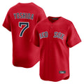Pkot B.Red Sox #7 Masataka Yoshida Player Red Limited Home Game Stitched Jerseys