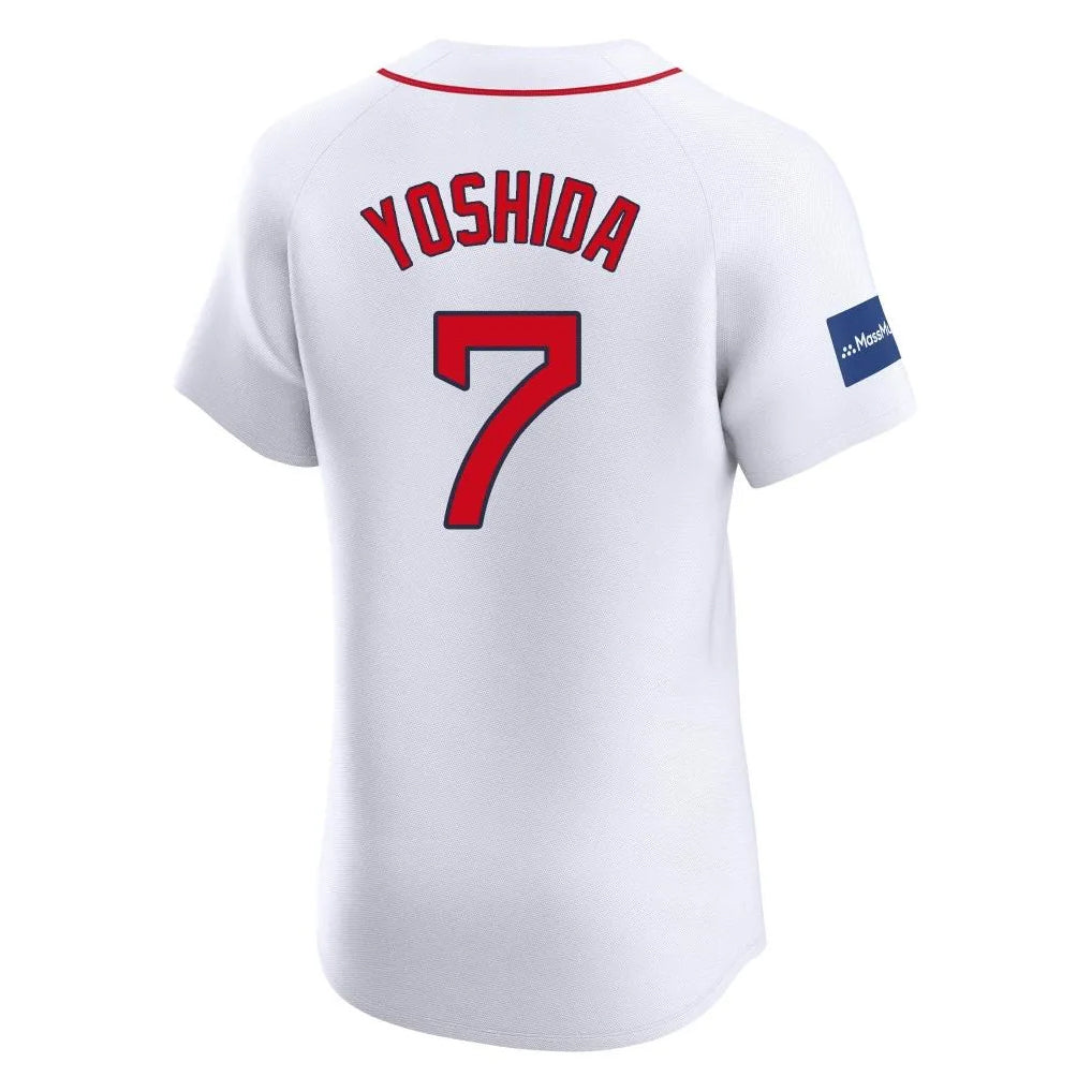 Pkot B.Red Sox #7 Masataka Yoshida Player White Limited Elite Home Game Stitched Jerseys