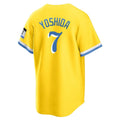 Pkot B.Red Sox #7 Masataka Yoshida Player Yellow Home Game Stitched Jerseys