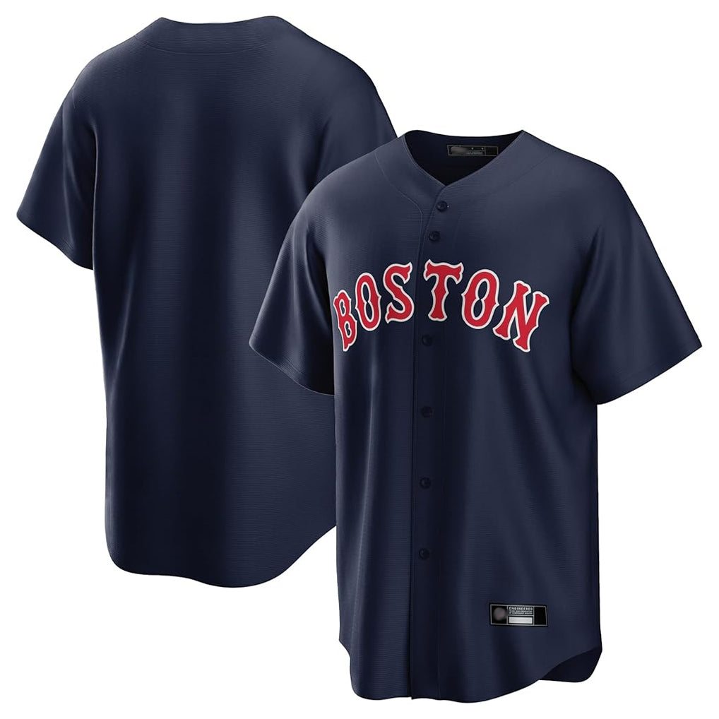Pkot B.Red Sox ## Red Sox Blank Player Navy Home Game Stitched Jerseys