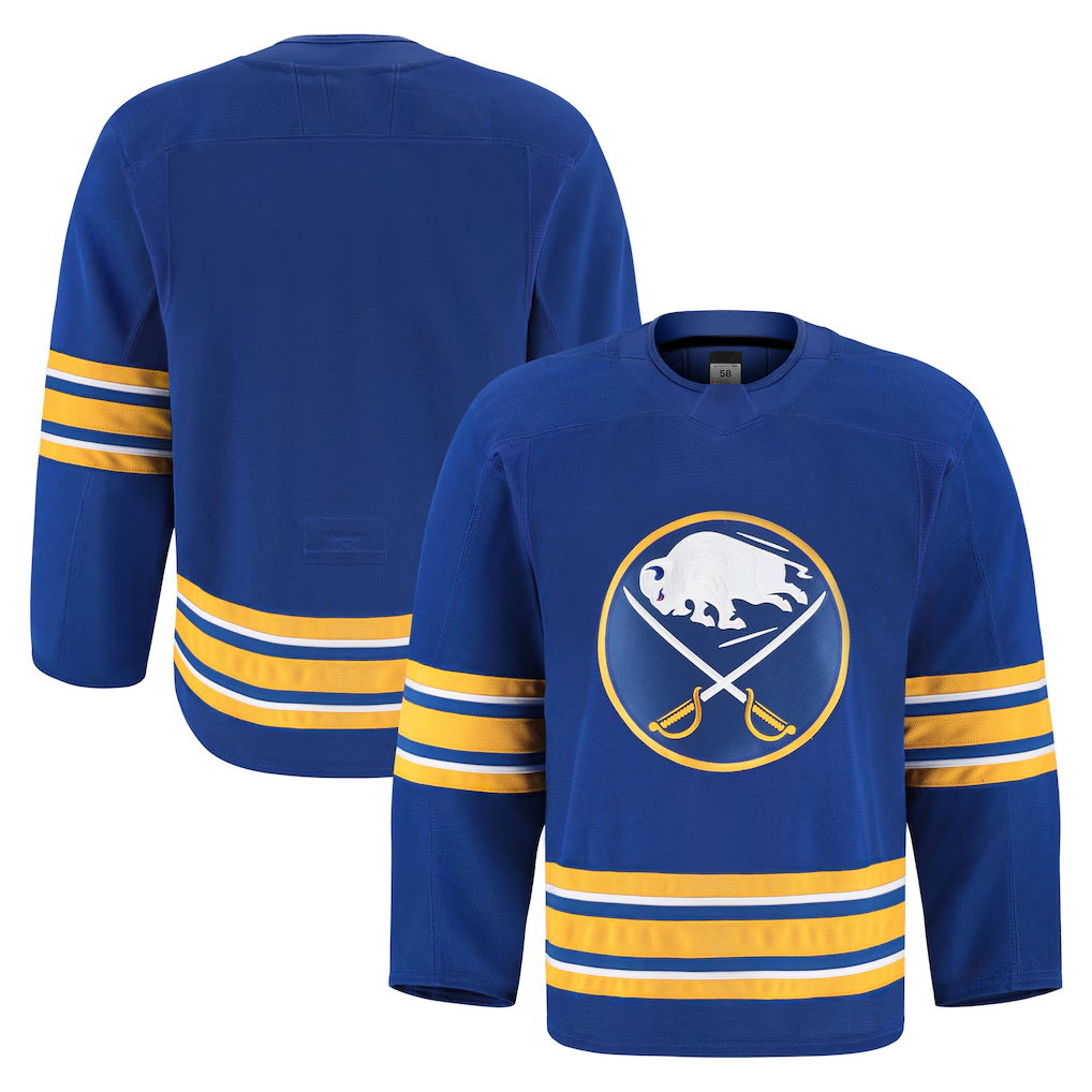 Yuxns B.Sabres Royal Home Authentic Pro Stitched Jerseys