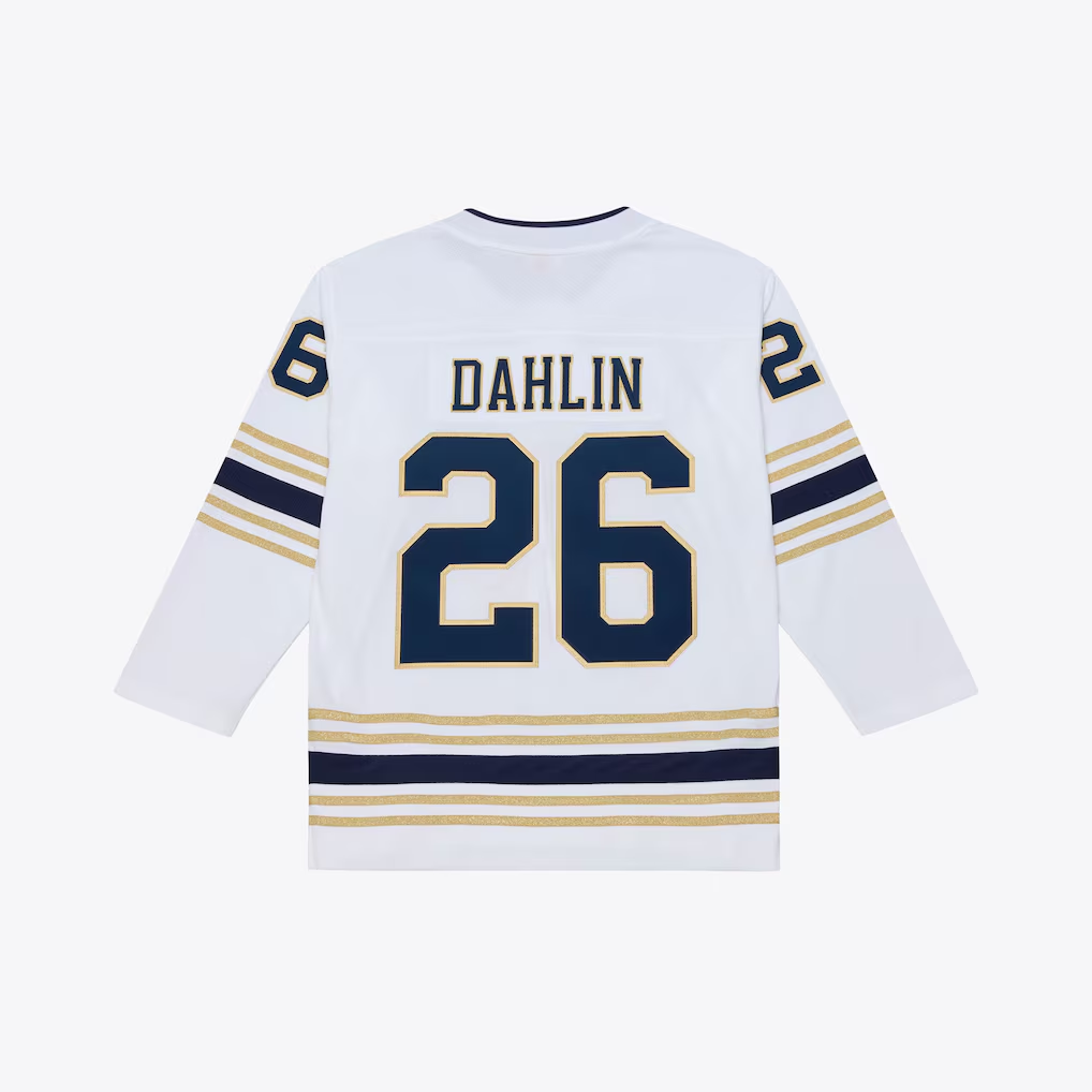 Yuxns B.Sabres #26 Rasmus Dahlin Mitchell & Ness White 2019 Power Play Stitched Jerseys